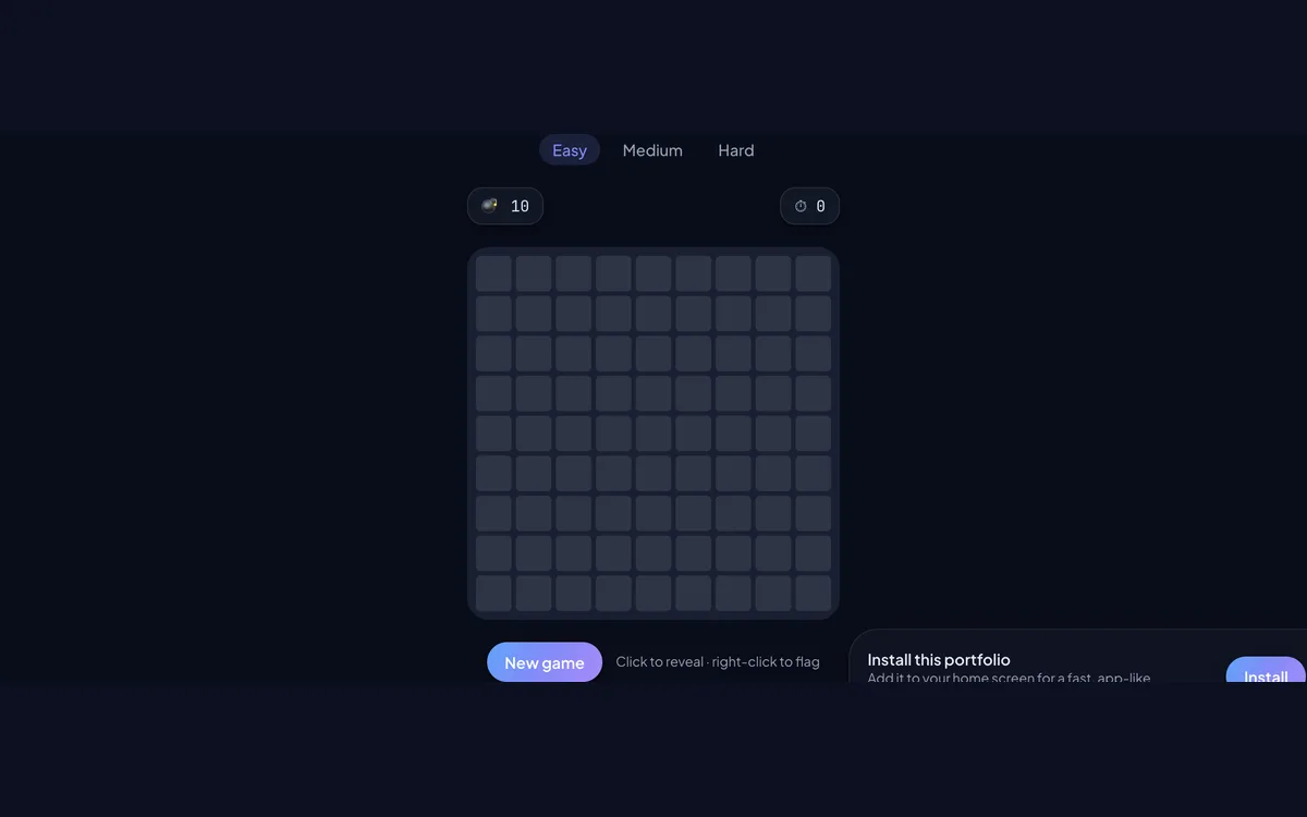 Minesweeper preview
